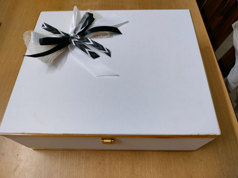 Beautiful Big White Gift Box