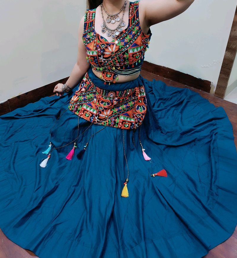 Blue Lehnga Choli