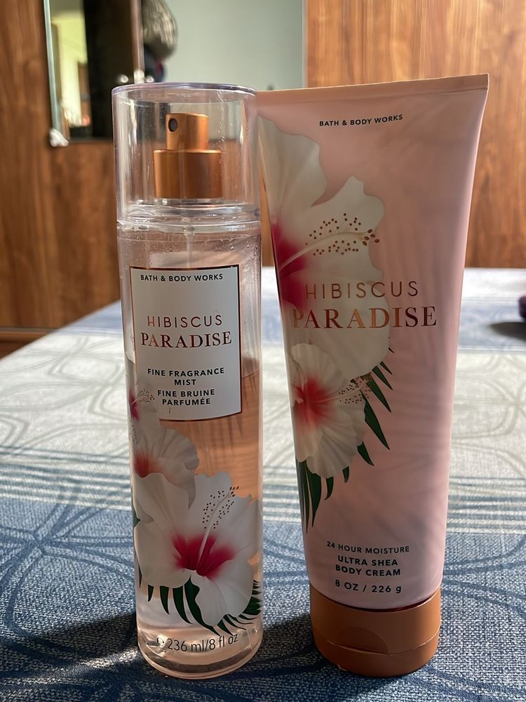 Bath & Body Works-Hibiscus Paradise Mist & Lotion