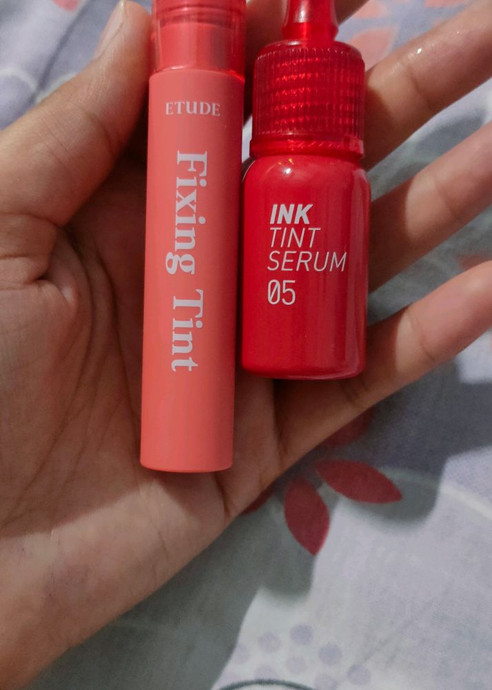 Etude And Peripera Lip Tint