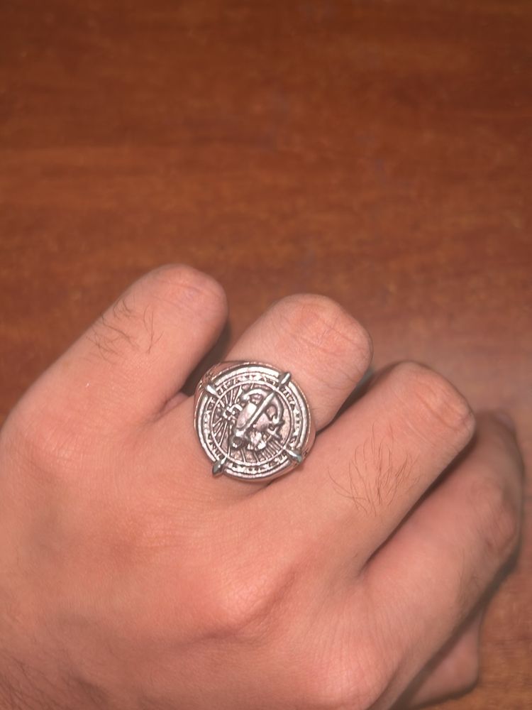 ancient custom german silver ring