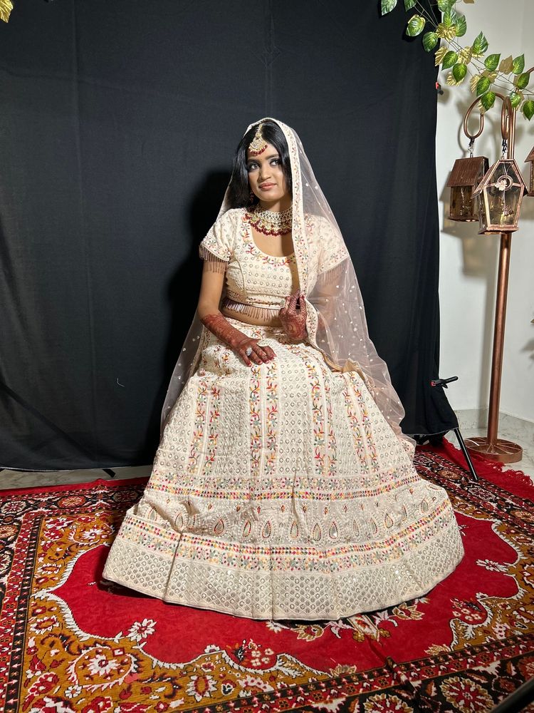 Peach Lehenga Choli