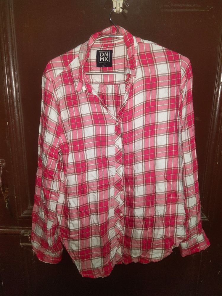 Women Shirt Check Dnmx