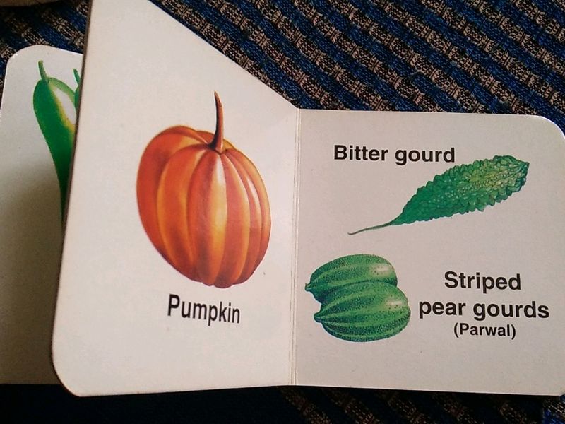 Small Board Book Of Vegetables