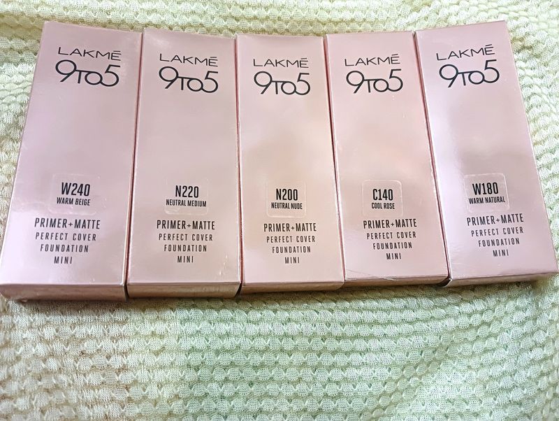 LAKME 9TO5 PRIMER+MATTE PERFECT COVER FOUNDATION