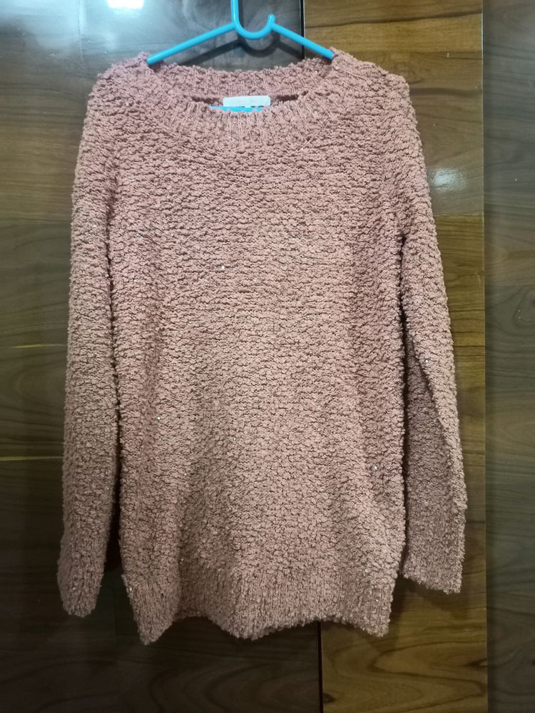 Coral Imported Very Warm Sweater
