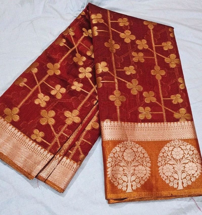 Fancy Banarsi Silk Saree