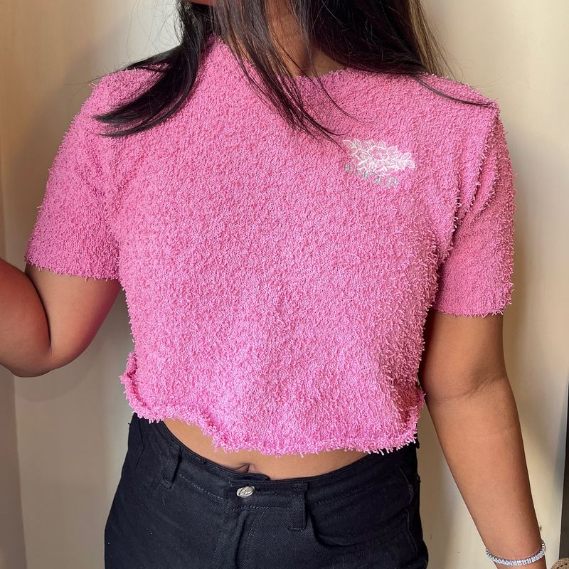 Pink Crop Top