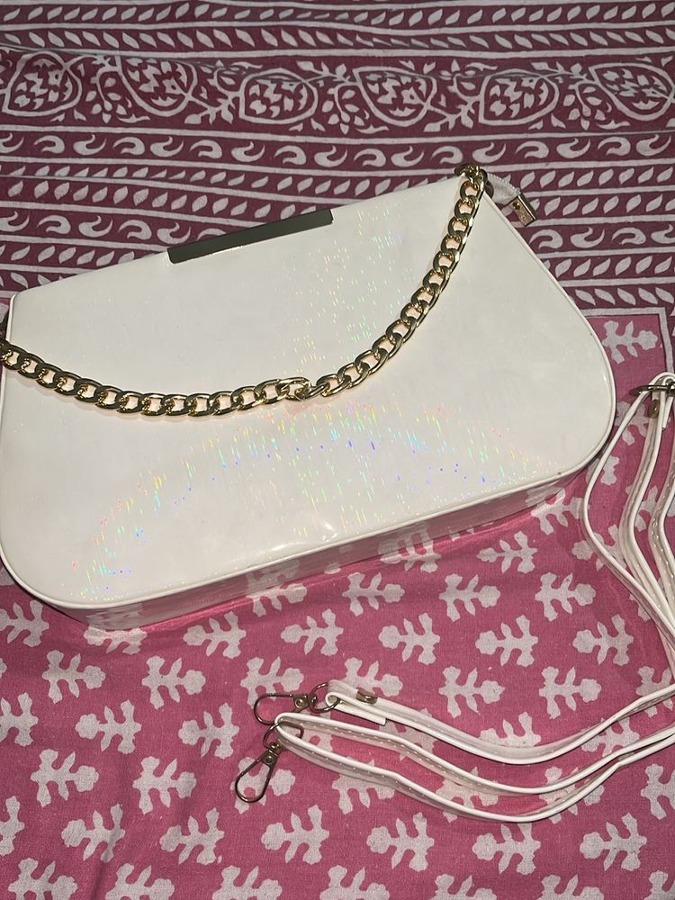 White Prism Handbag