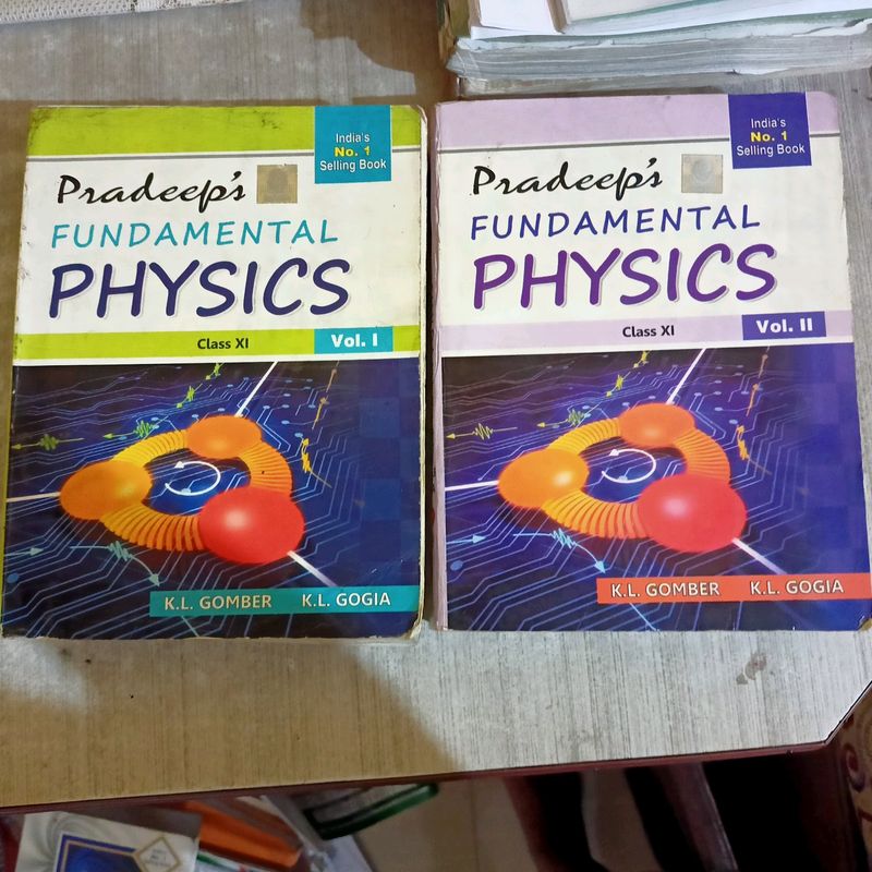 Pradeep class 11 physics both vol I and II