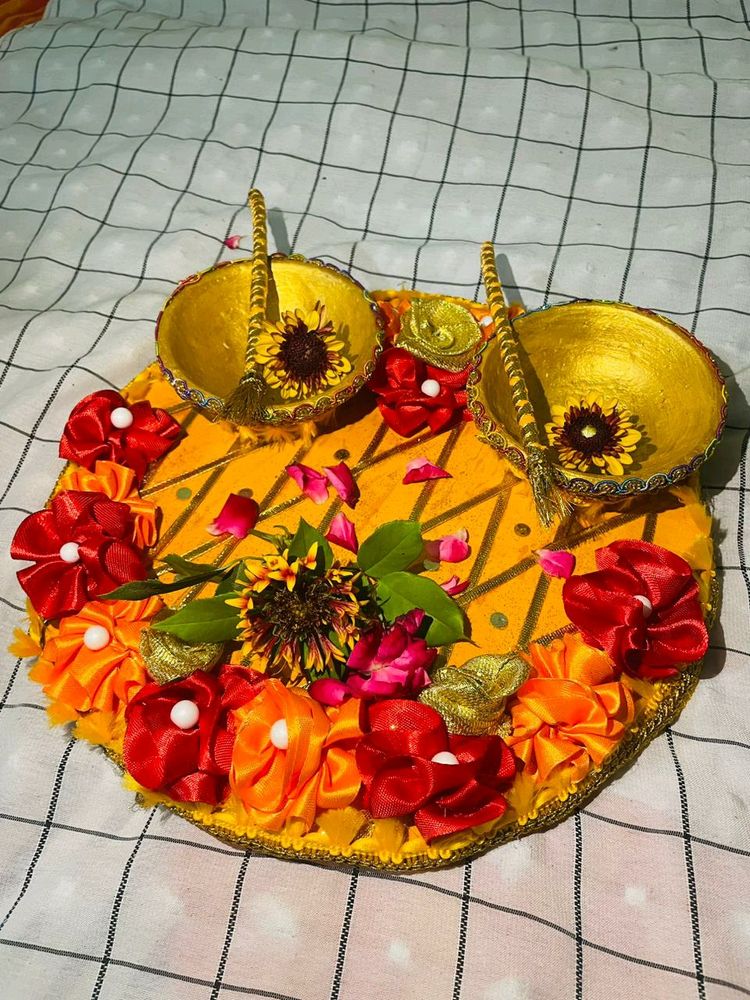 Haldi Platter FOR WEDDING