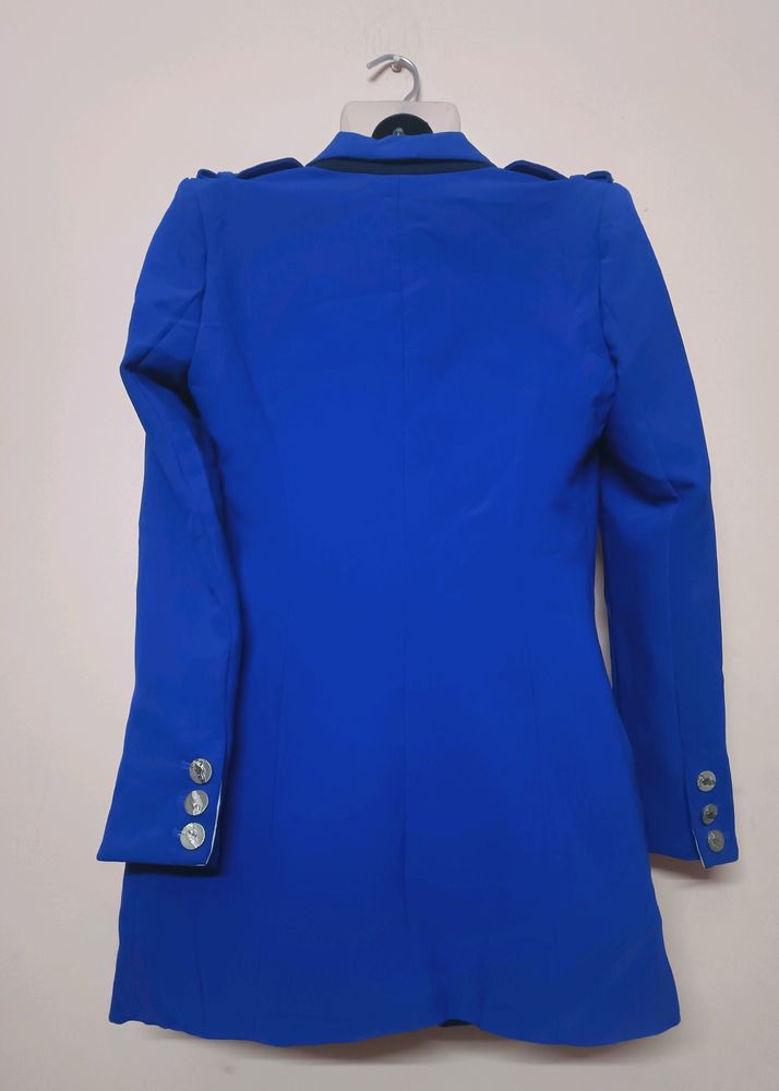 Navy Blue Beautiful Blazer For Ladies