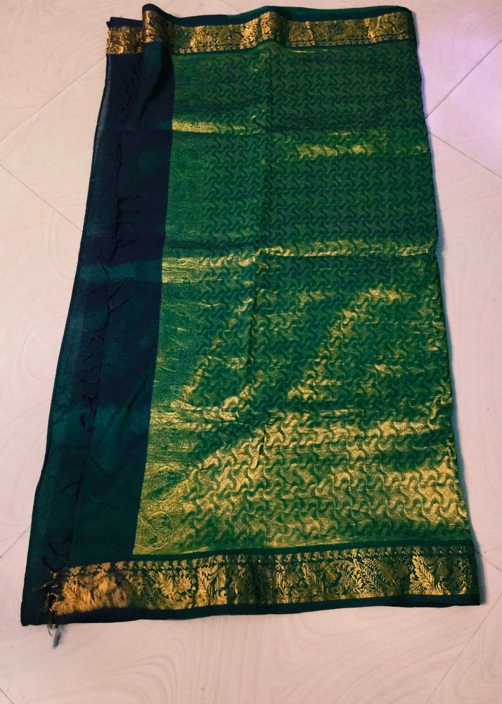 Cotton Silk Pure Gadwal Saree