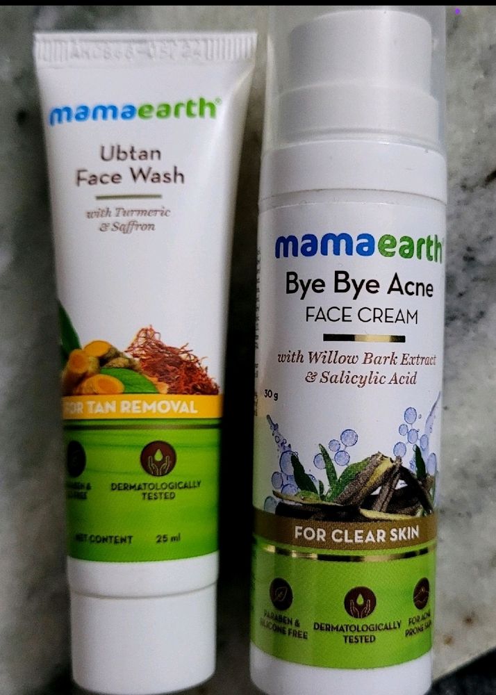 Combo Of Mamaearth Serum And Facewash