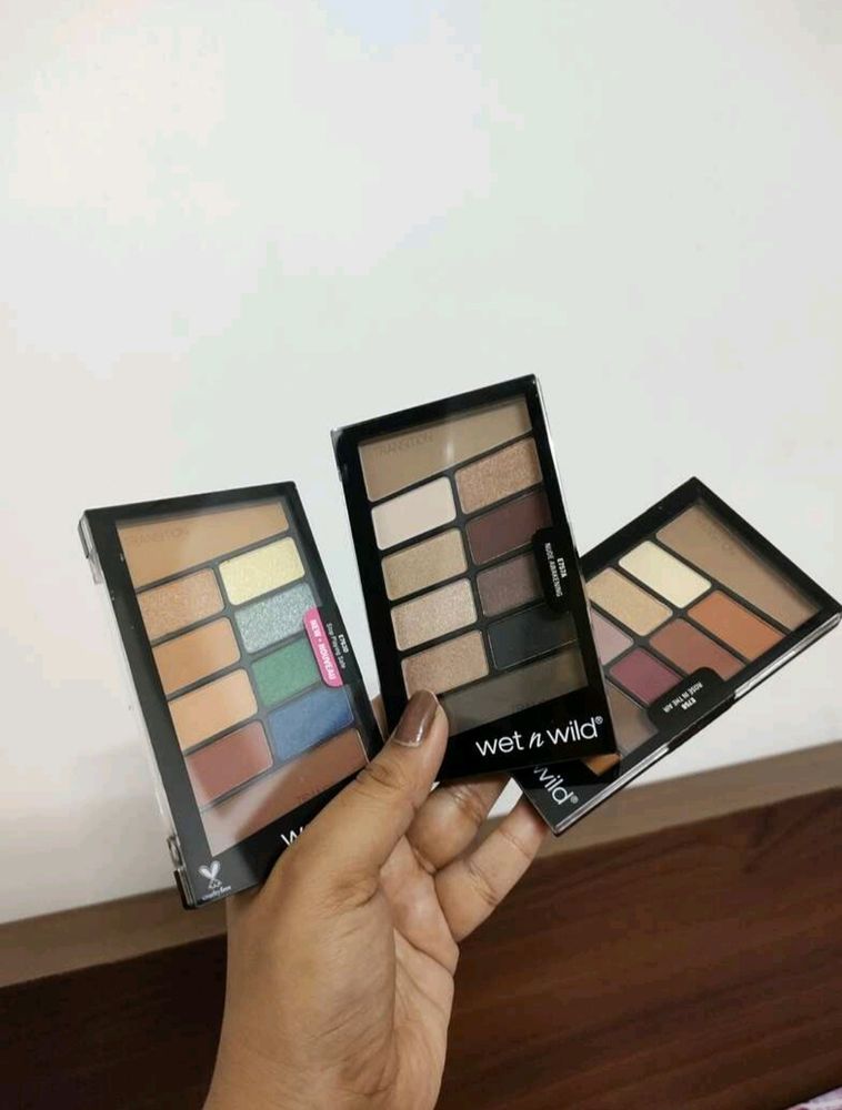 Wet n Wild Color Icon Eyeshadow 10 Pan Palette x3