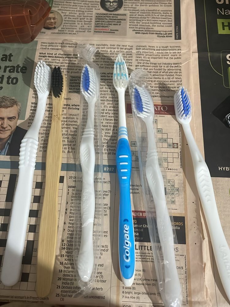 Packed tooth Brushes