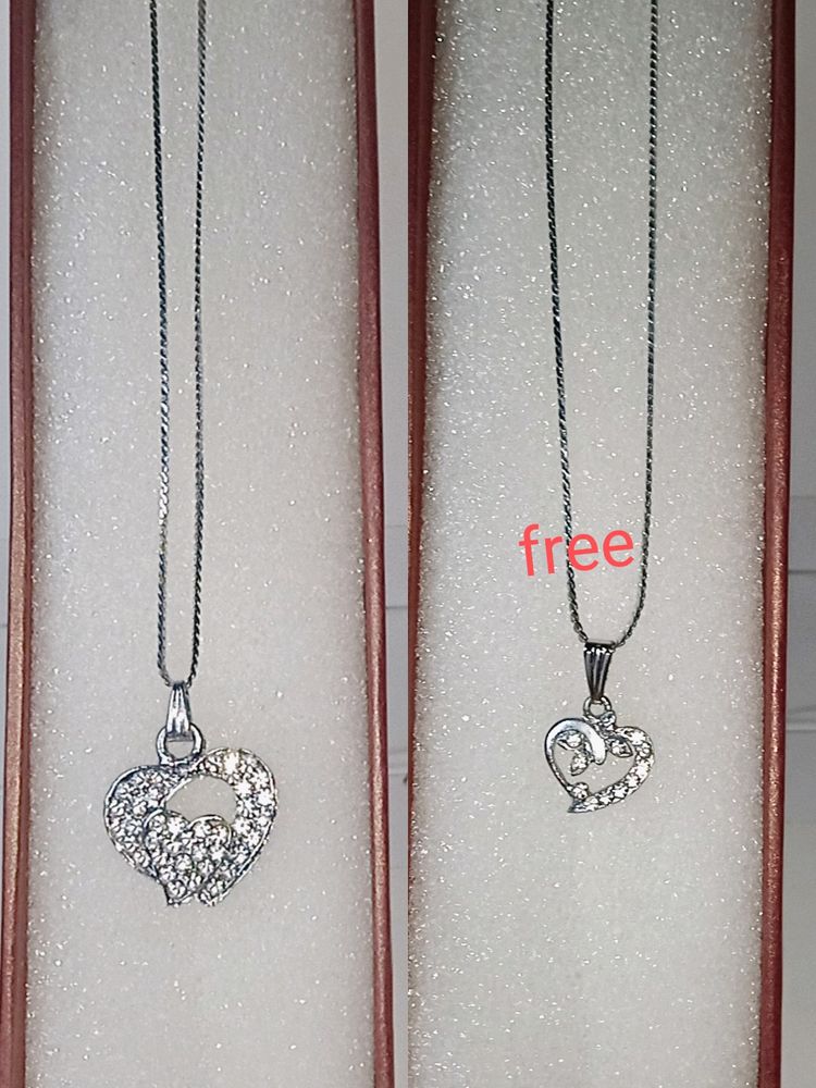 🎀Cute Silver Korean Pendant🌼