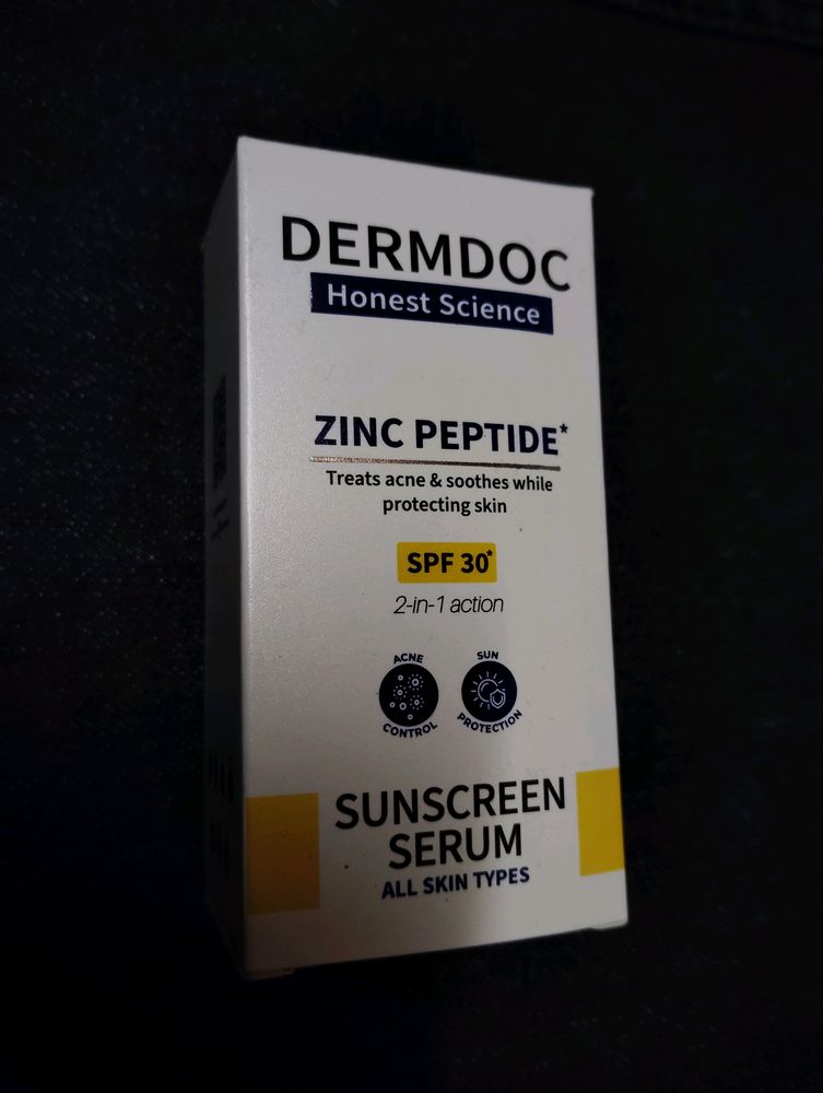 Dermdoc's Sunscreen Serum With Zinc Peptide