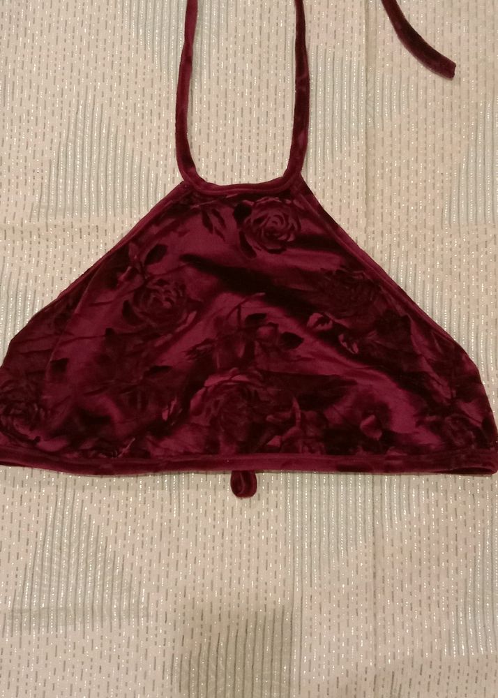 Velvet Flower Top