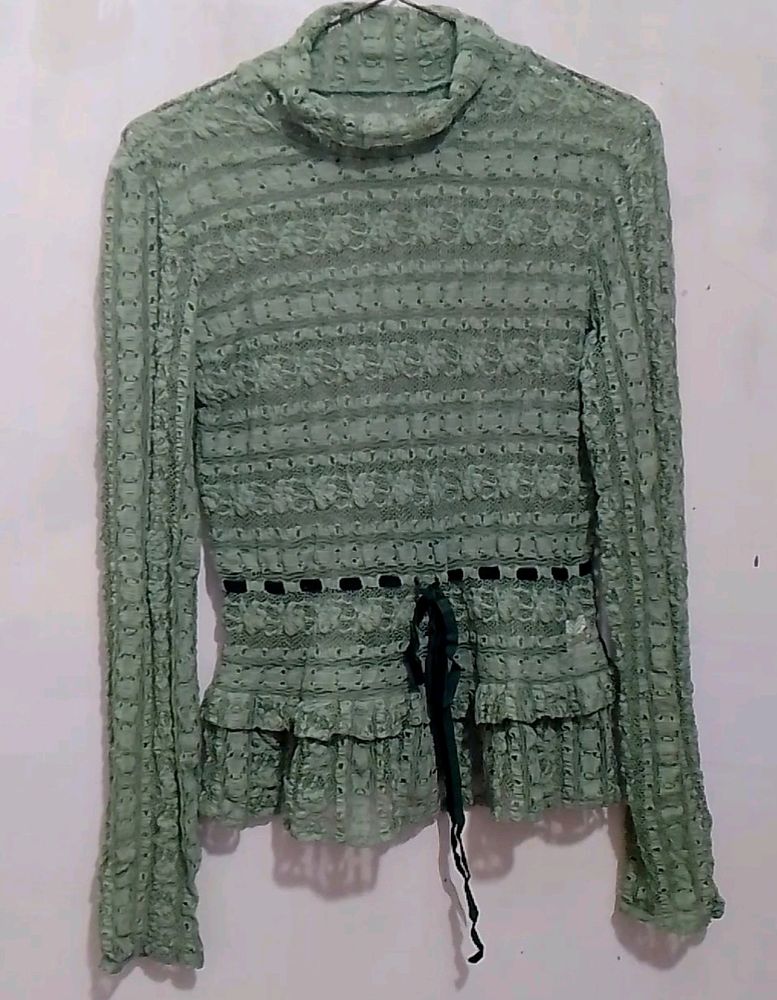 Net Crochet Top