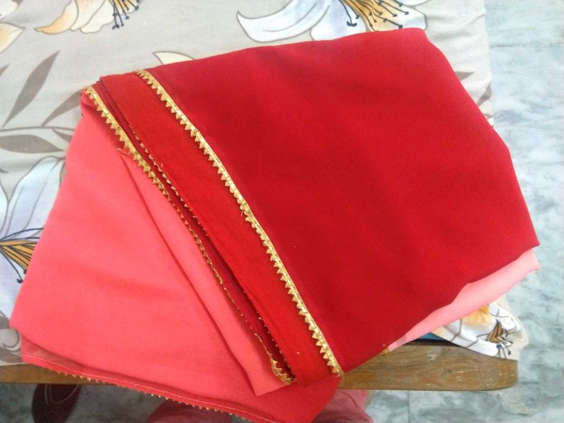 Dual Colour Saree