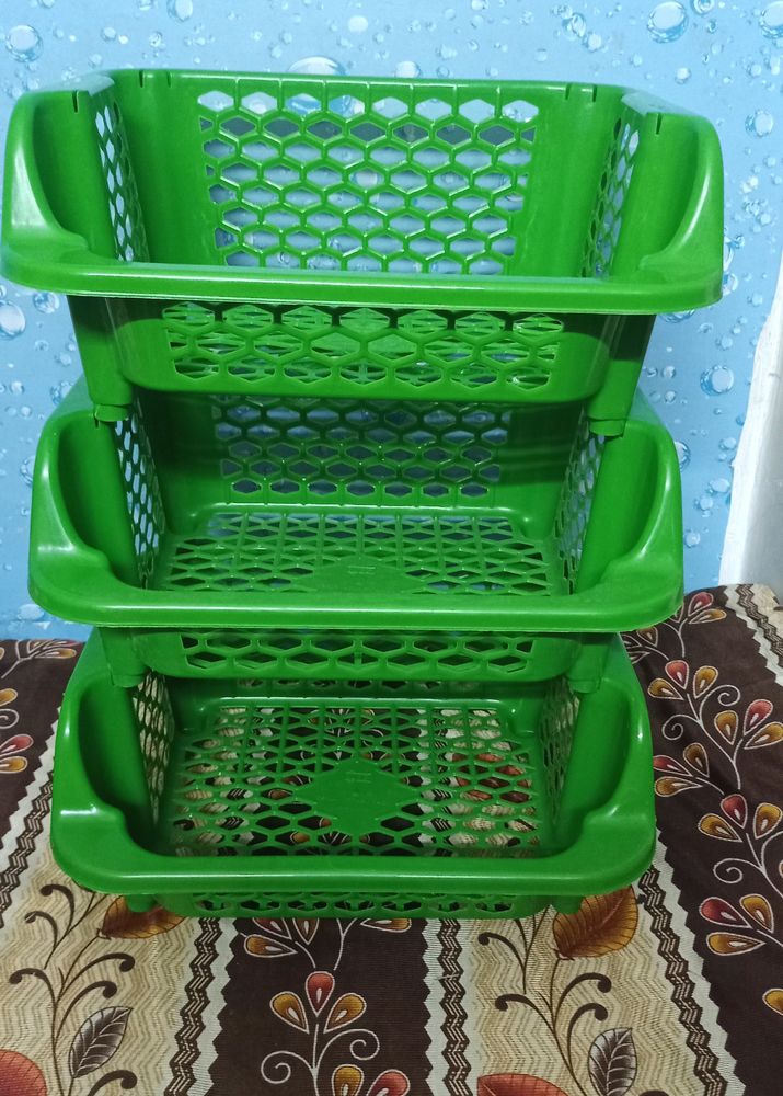 Plastic Storage Box(3 Tier Rack)