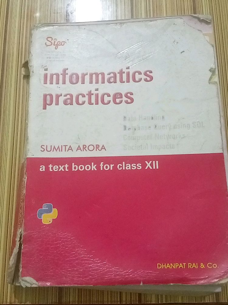 IP Book For CBSE Class 12th, Sumita Arora