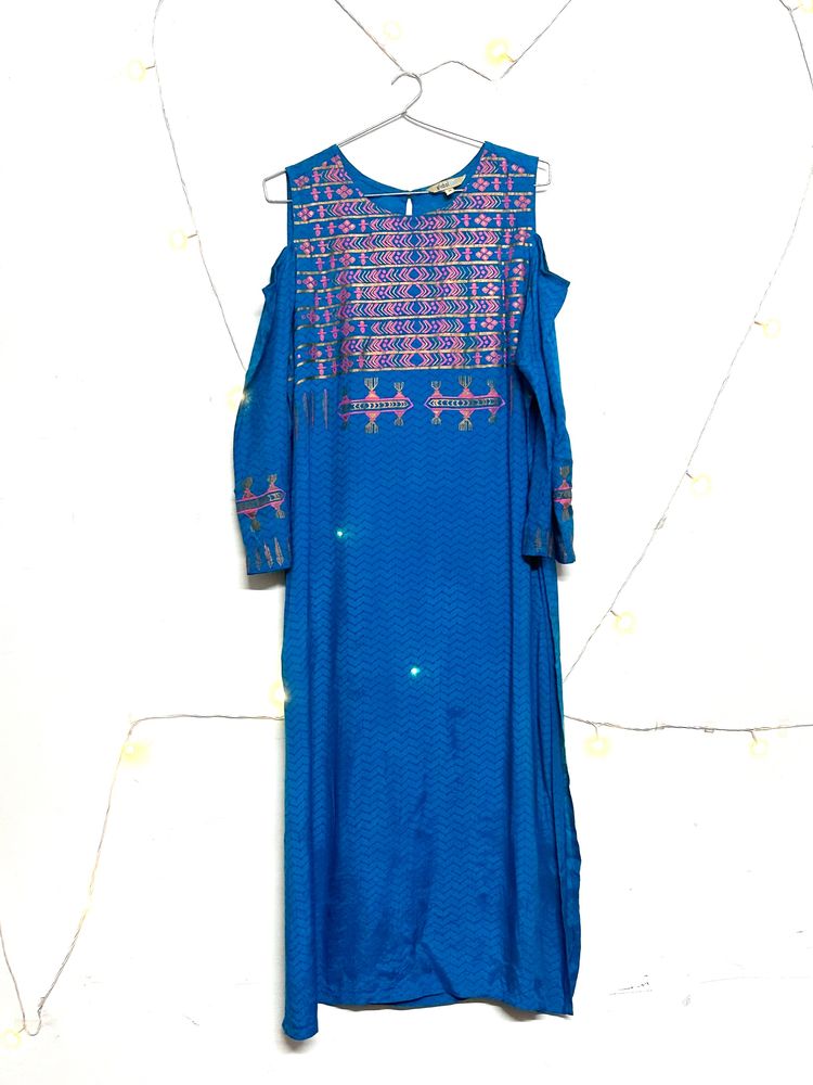 Global Desi Cold Shoulder Kurti