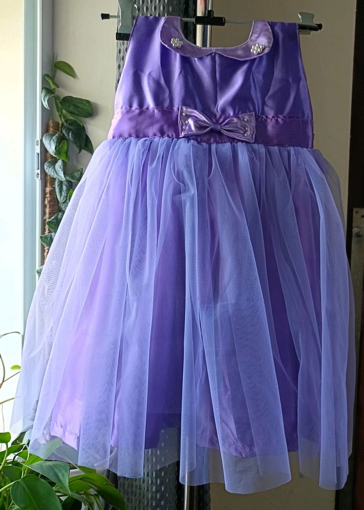 Lavender Partywear Frock