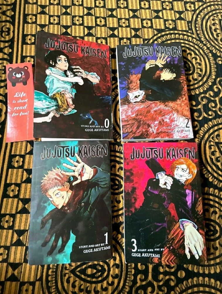 Jujutsu Kaisen Vol 0,1,2,3