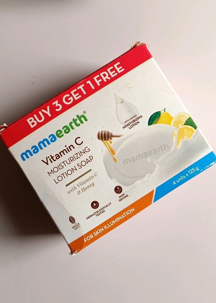 Mamaearth Vitamin C Moisturizing Lotion Soap