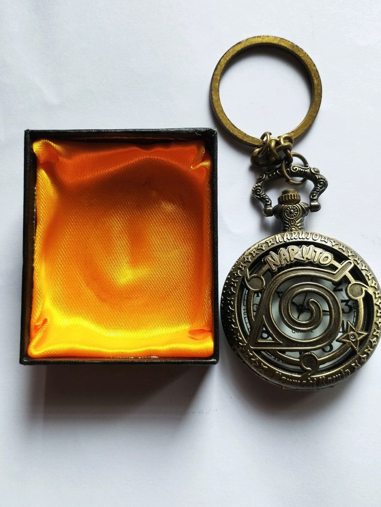 Antique Looking Naruto Anime Pocket Watch