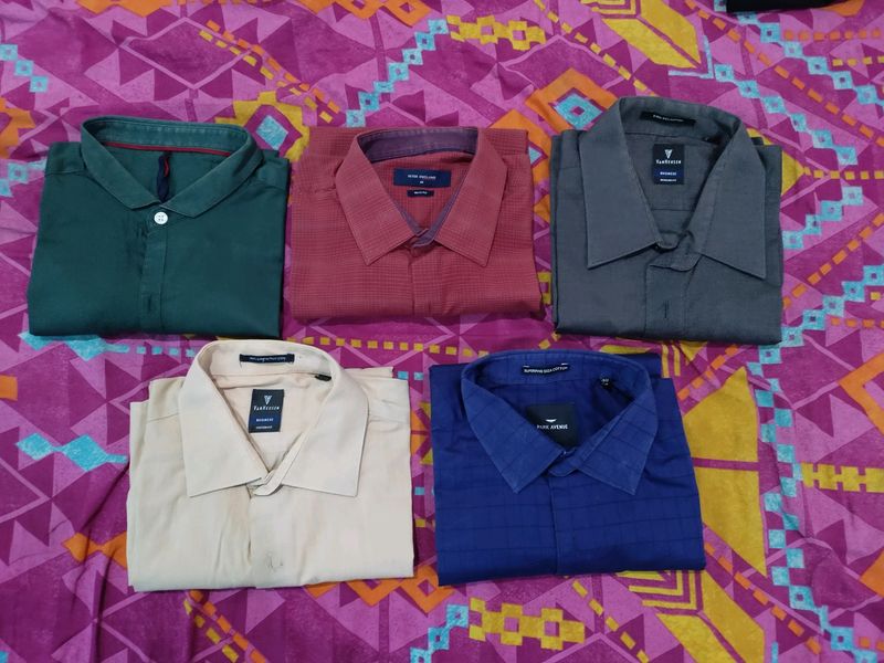 Set Of Five Branded Shirts