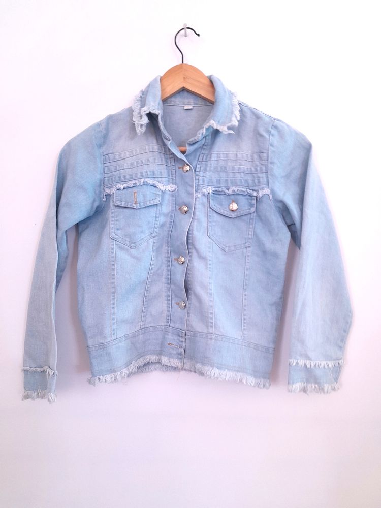 Ice Blue Faded Jacket (Women's)