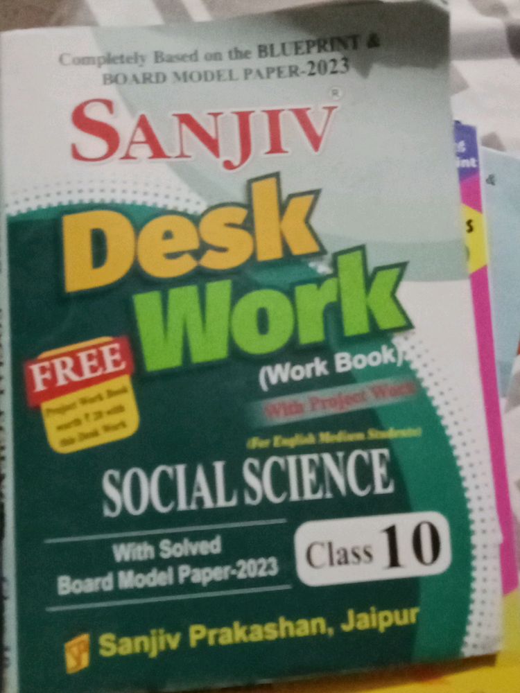 Sanjeev Desk Work Social Science Class 10th