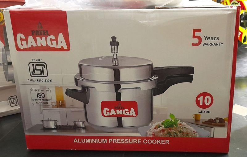 Brand New Ganga 10L Pressure Cooker