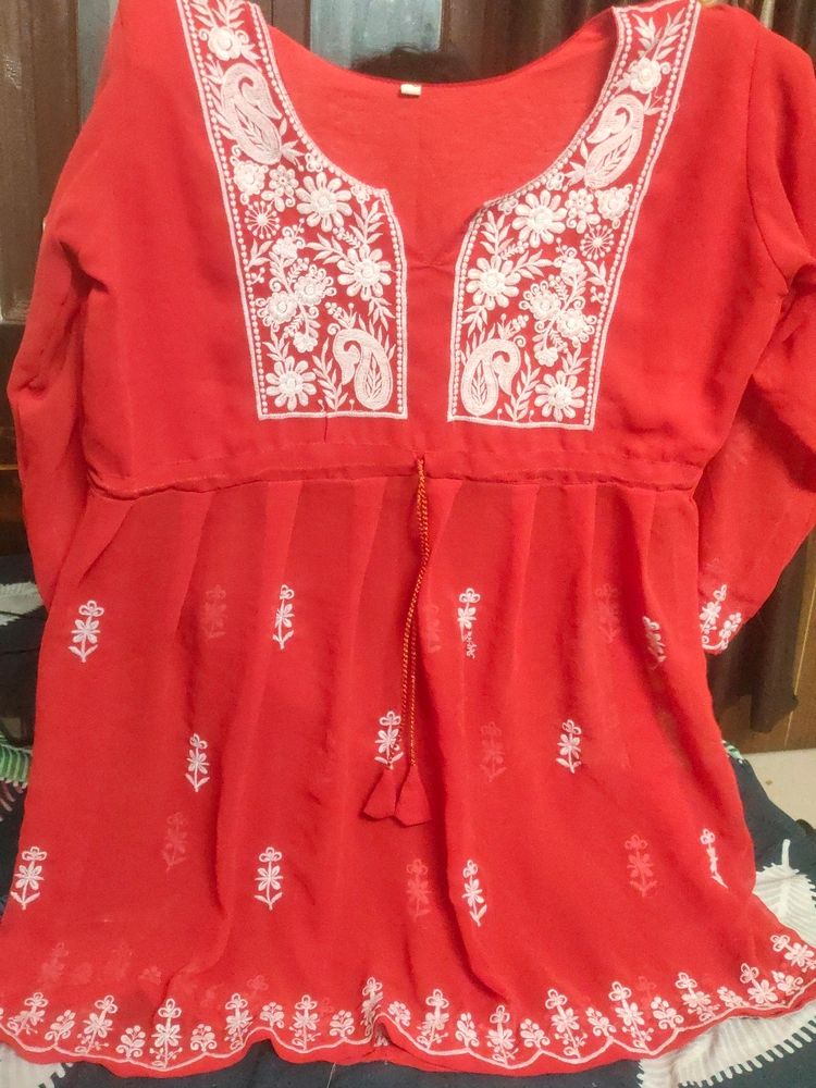 Chikenkari Kurta