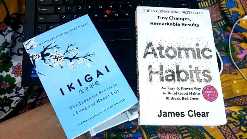 2 Books Combo IKIGAI AND ATOMIC HABITS