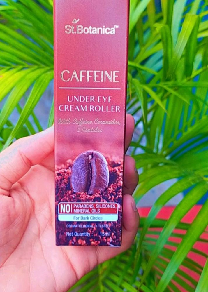 St Botanica Caffeine Under Eye Cream Roller