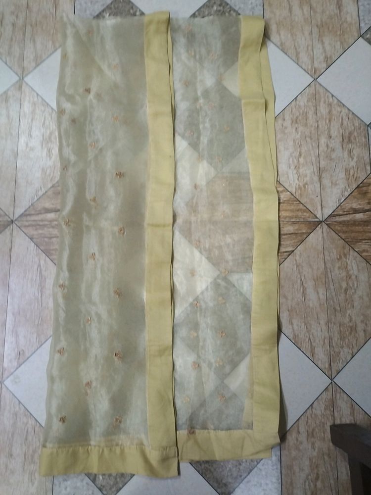 Cream Dupatta