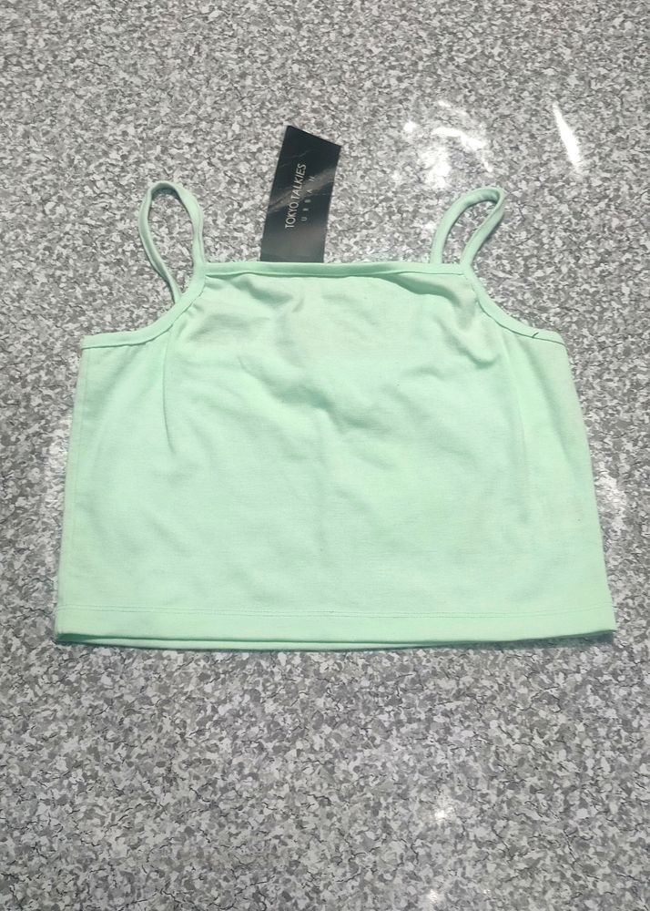 Mint Green Crop Top