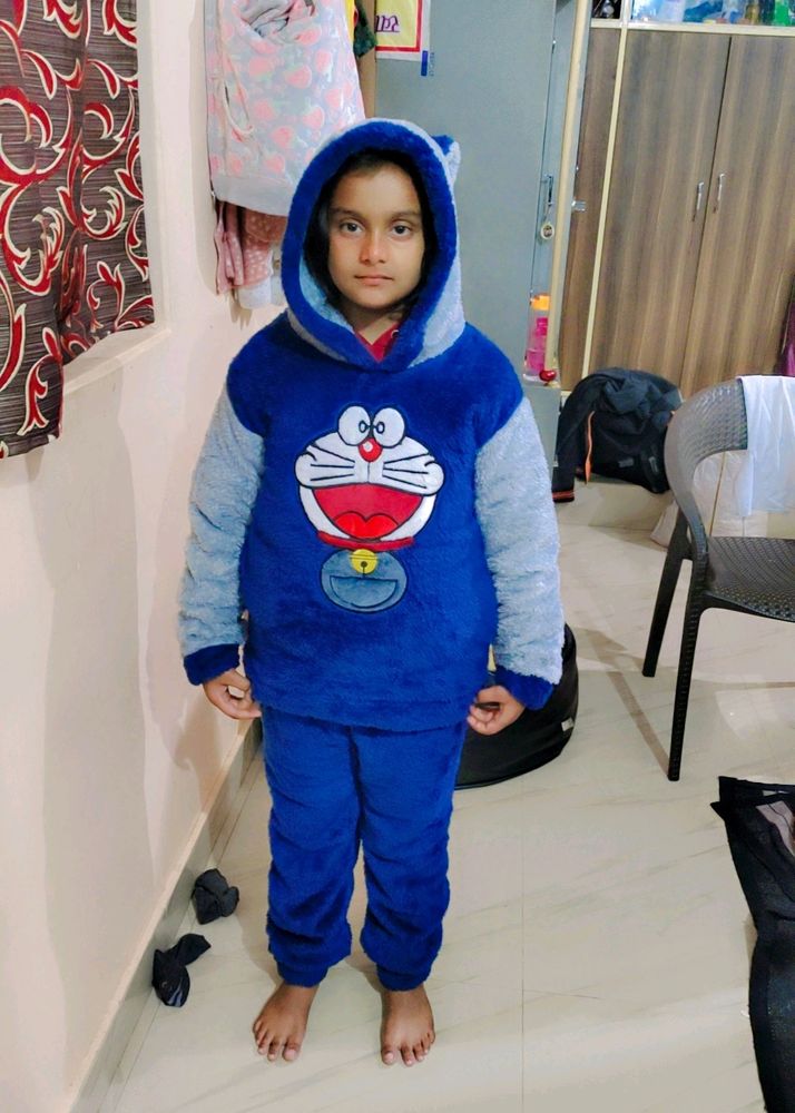 Doraemon Co Ord Set For Winter