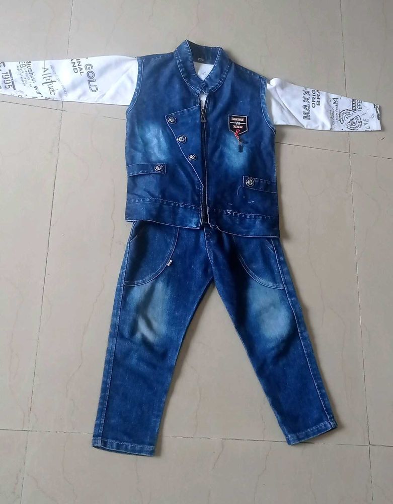 Denim Dress For Boys