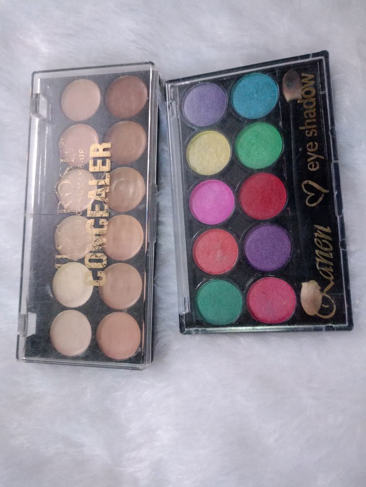 Combo Of 2 Item Eyeshadow And Conceler Palette