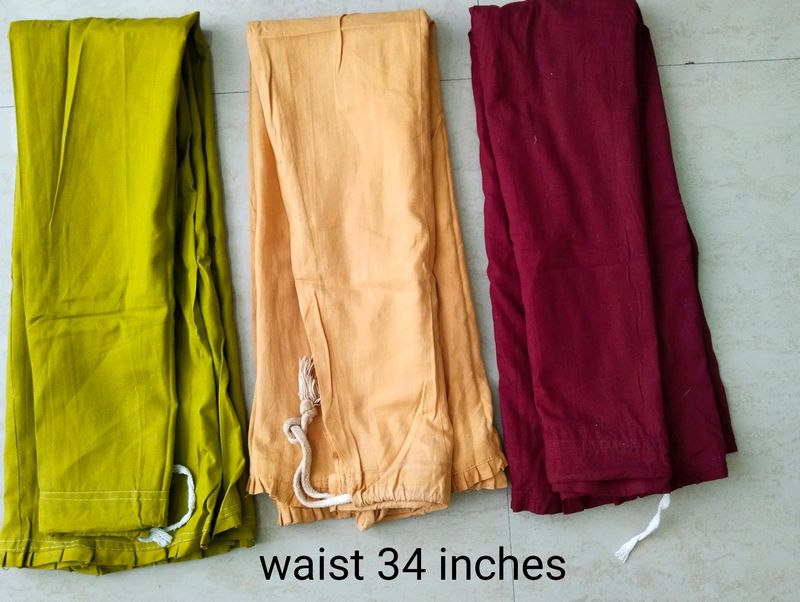 3 Skirts/Peticots For Saree