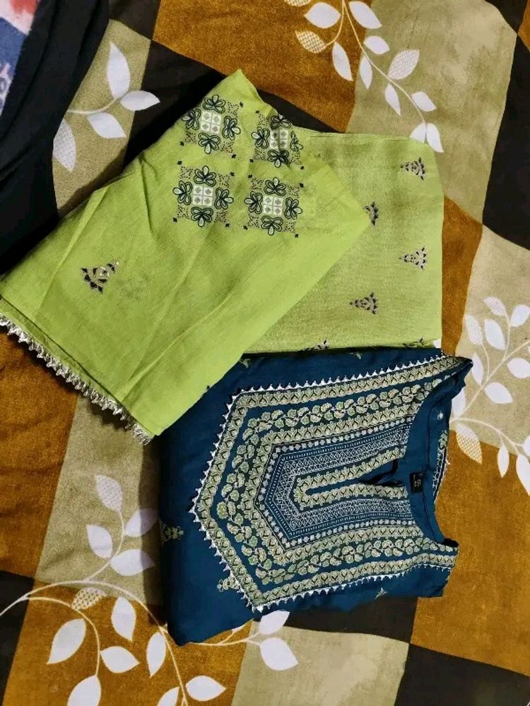 Stylish Kurta Pant And Dupatta Set 🌿💞