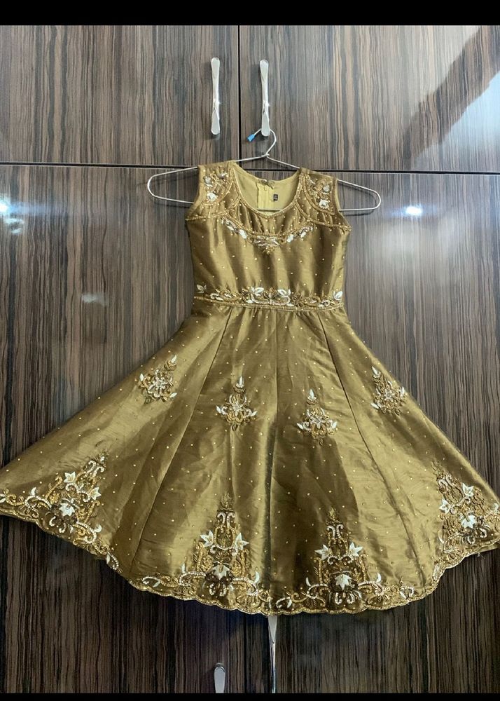 🎉Offer Price 🎉Long Frock For 3 Year Baby Girl