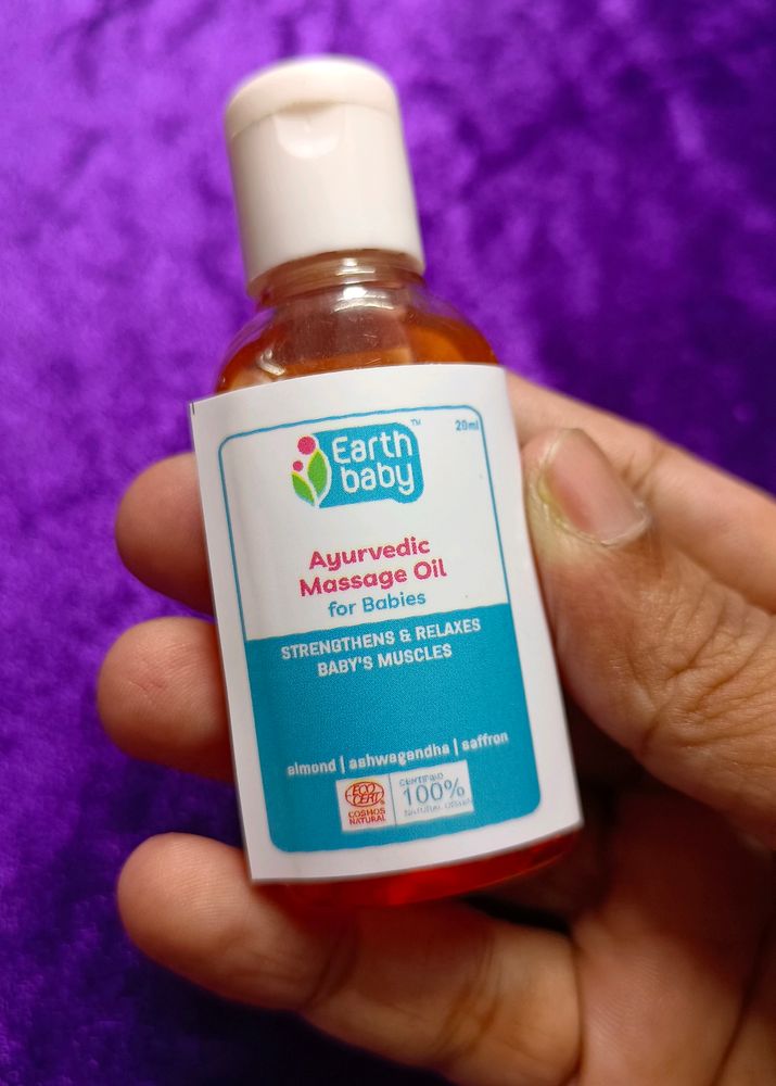 Earth Baby Massage Oil Small Pack