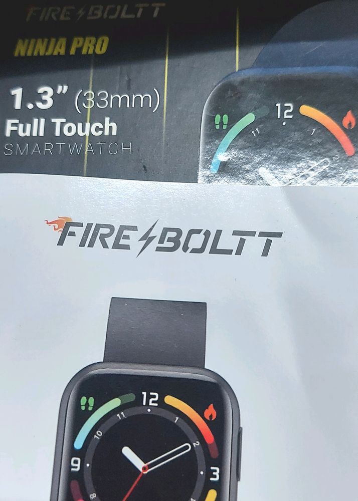 Fire Bolt Ninja Pro - 1.3inch fitness smart watch