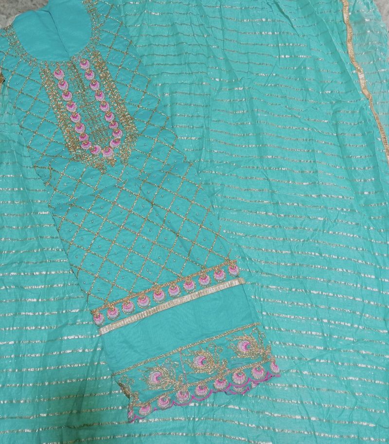 Embroidery Work Suit